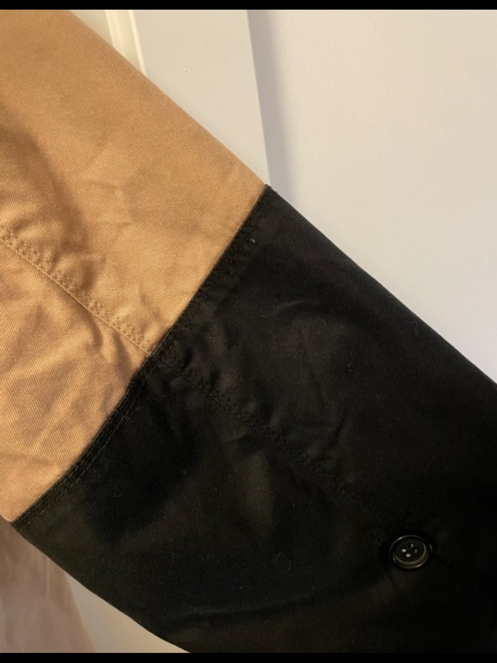 Vintage Club Monaco Black Label Two Tone Trench Jacket - Picture 6 of 7